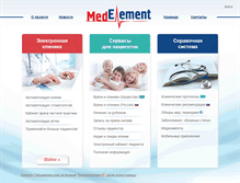 Tablet Screenshot of medelement.com